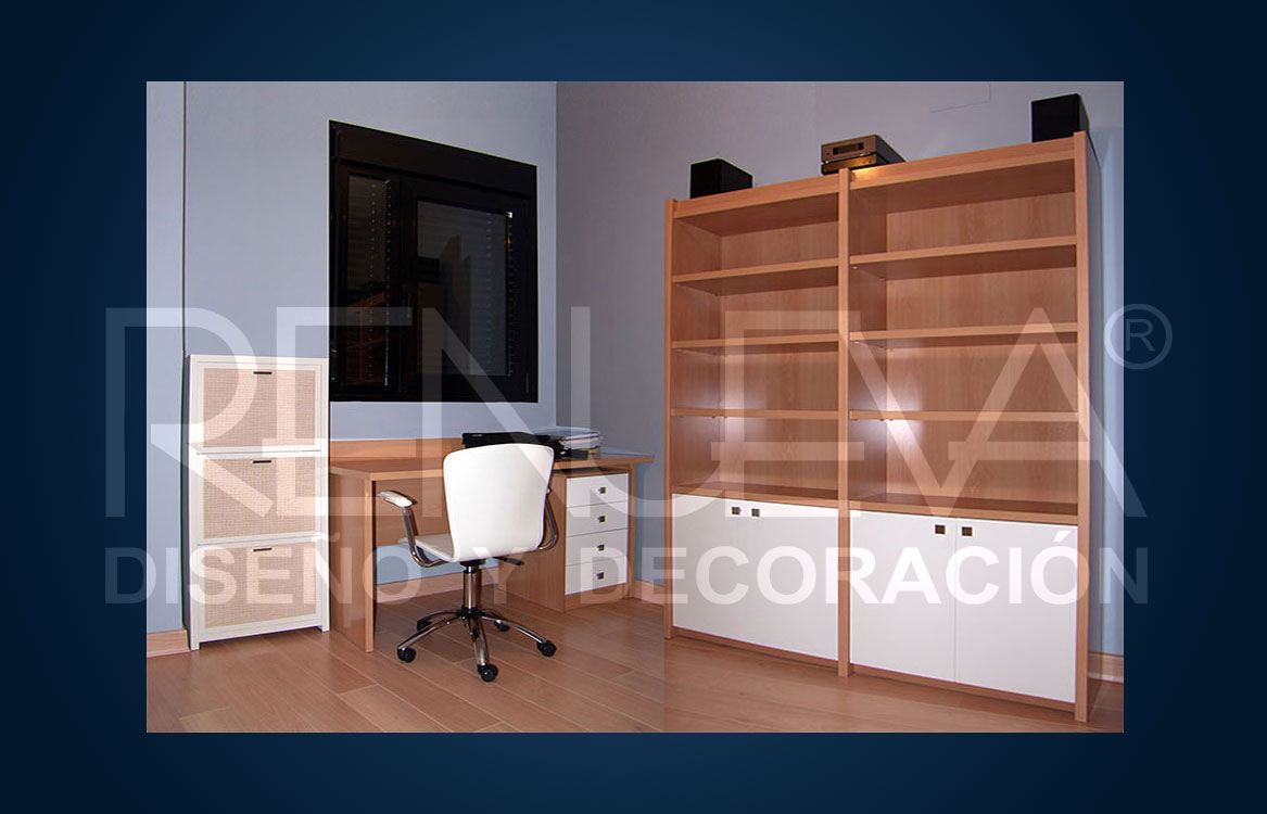 Mobiliario a medida para sala de estudio