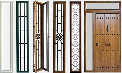 Puertas de entrada de acero Complementos