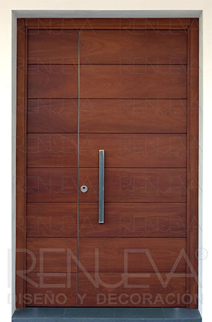 Puerta de entrada de doble hoja