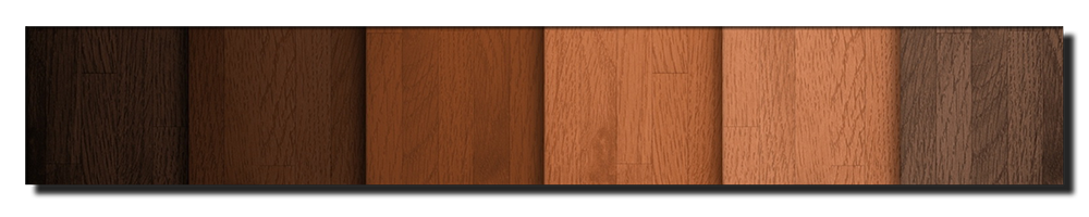 madera teñida en cualquier tono