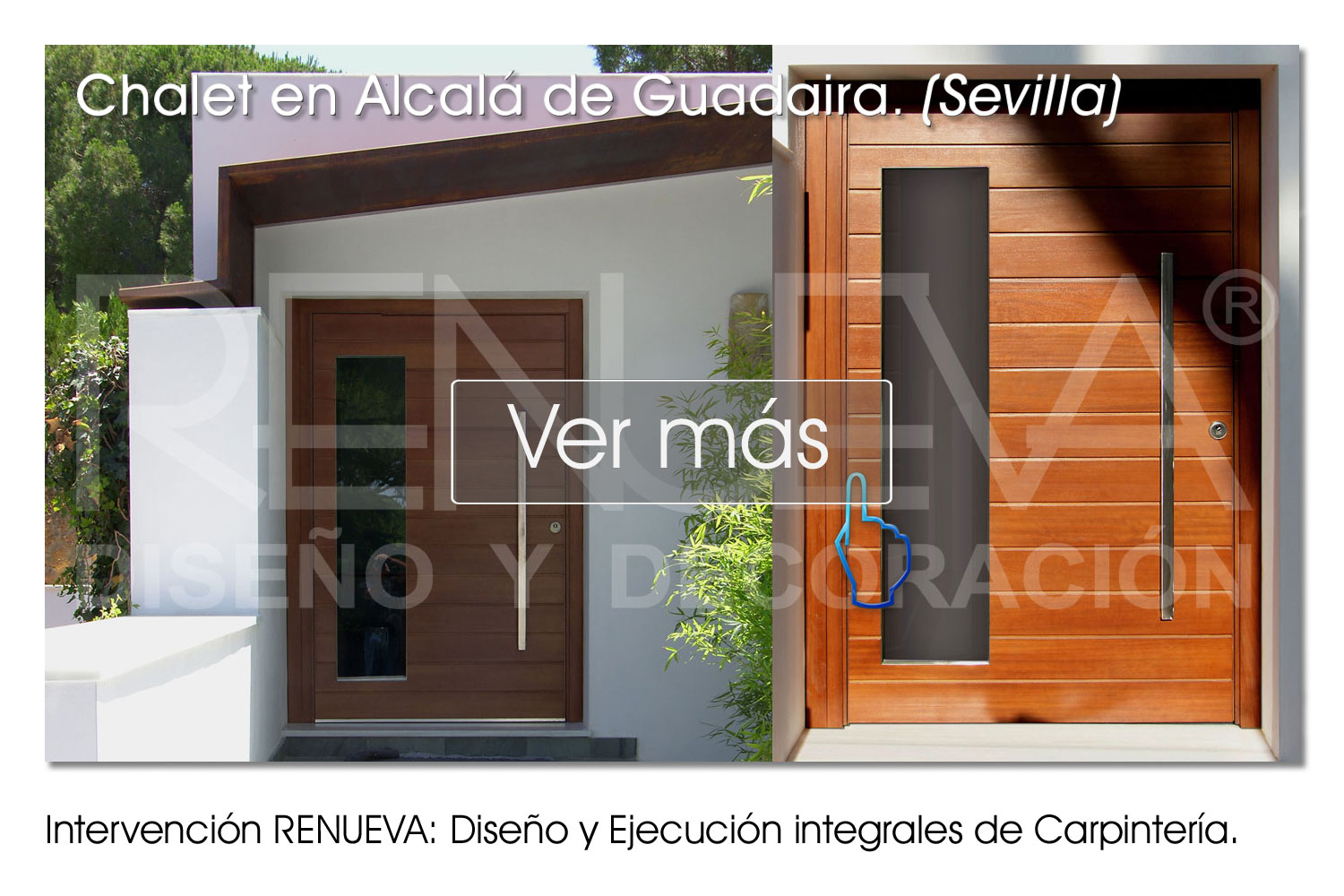 Diseño y ejecución de carpintería integral de chalet en Alcala de Guadaira (Sevilla)