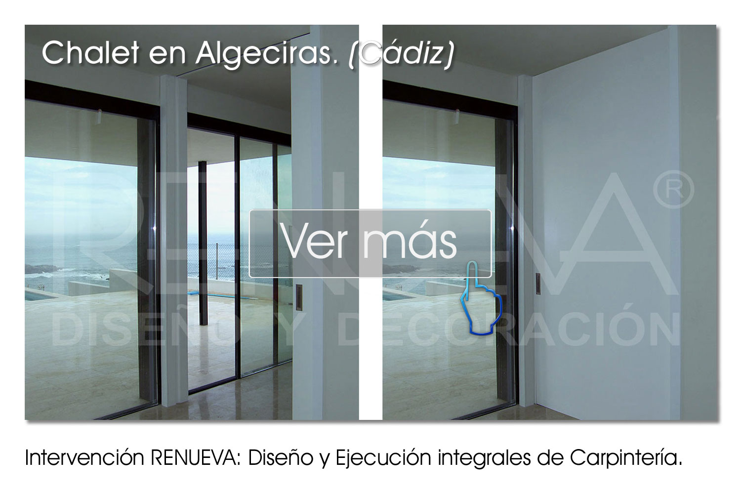 Carpintería de diseño a medida en chalet en Algeciras (Cádiz)
