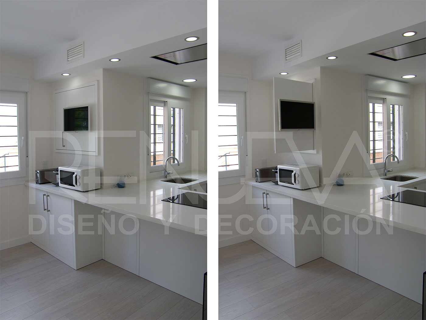 Mueble especial para televisión