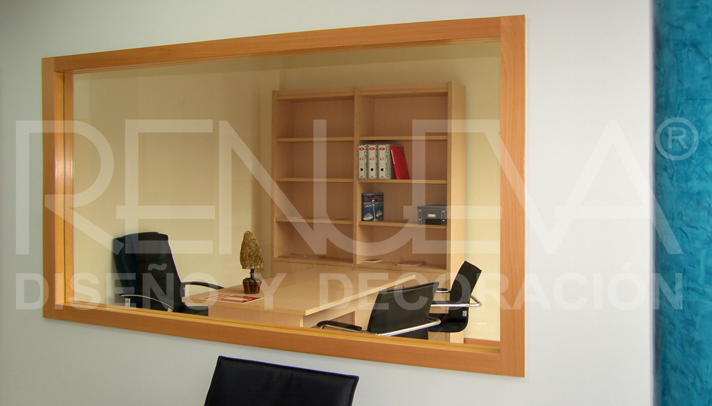 Detalle despacho directivo, ventana interior