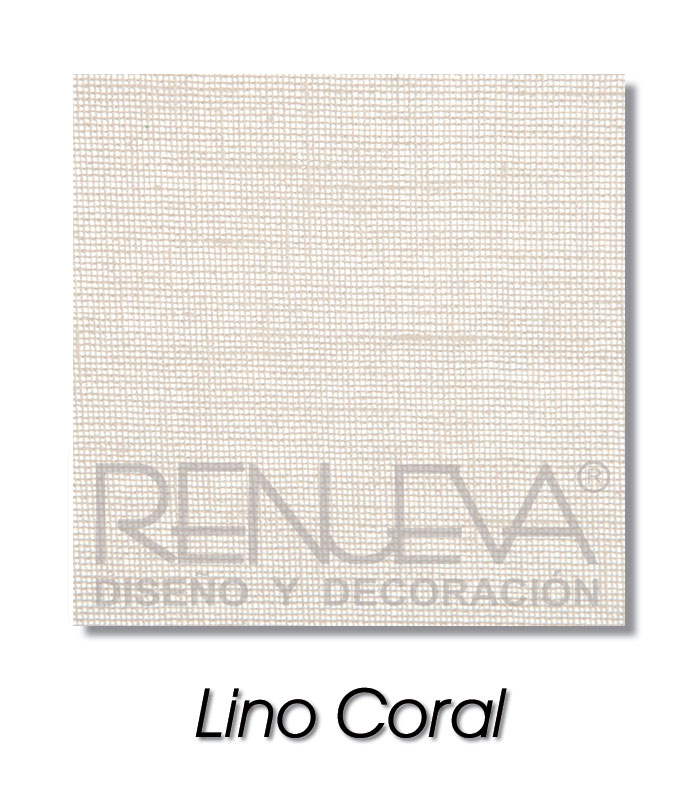 lino coral textura textil