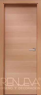 Puerta lisa haya LT veta horizontal
