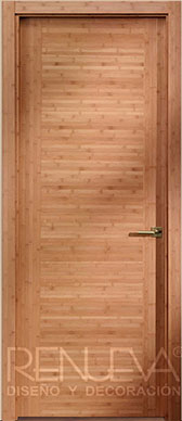 Puerta Uniarte modelo LTX CAÑA DE BAMBU