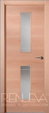 Puerta Uniarte modelo VT5 2VCB HAYA VAPORIZADA