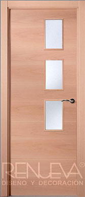 Puerta Uniarte modelo VT5 3VI HAYA VAPORIZADA