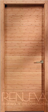 Puerta Uniarte modelo VT5 CAÑA DE BAMBU