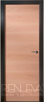 Puerta Uniarte modelo VT5 WENGUE Y HAYA VAPORIZADA