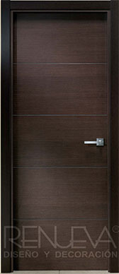 Puerta Uniarte modelo VT5 WENGUE