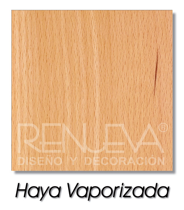 madera de haya vaporizada