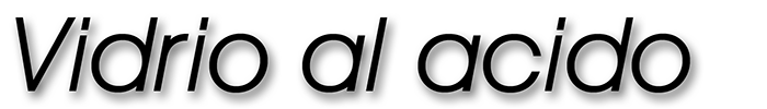vidrio al ácido