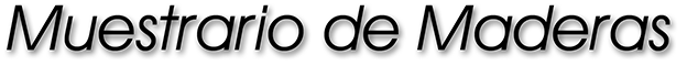 Muestrario de maderas